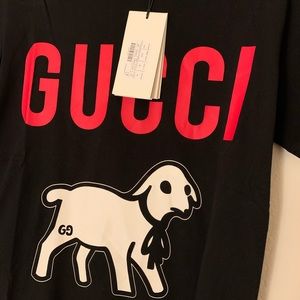 gucci sheep shirt